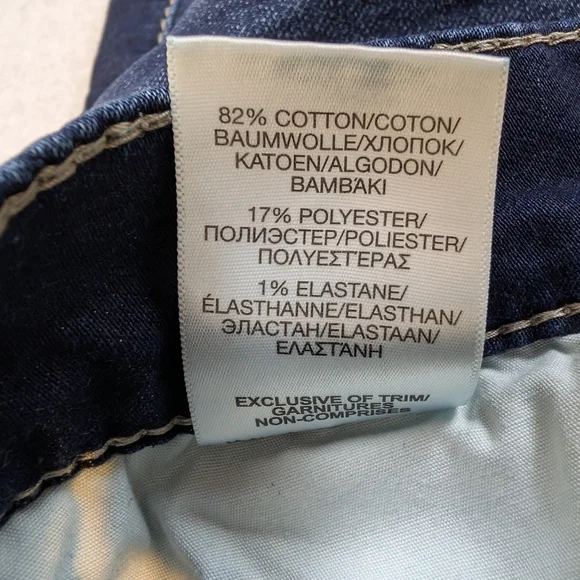 Silver Jeans Zac Men's 34X34 Relaxed Fit Stretch Straight Dark Wash - Picture 10 of 10